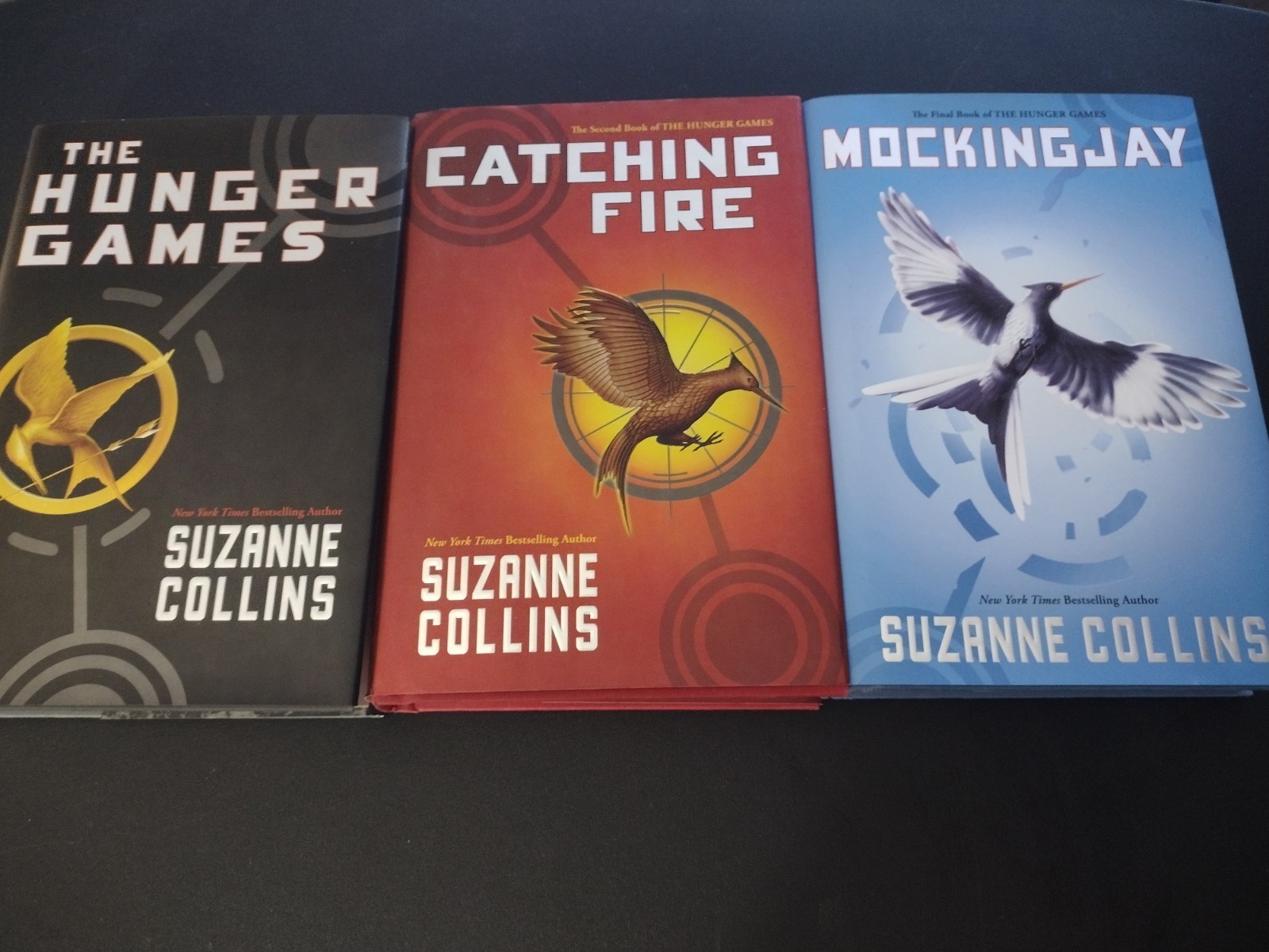 The Hunger Games Hardcover Book Set 1-3 First Edition Suzanne Collins