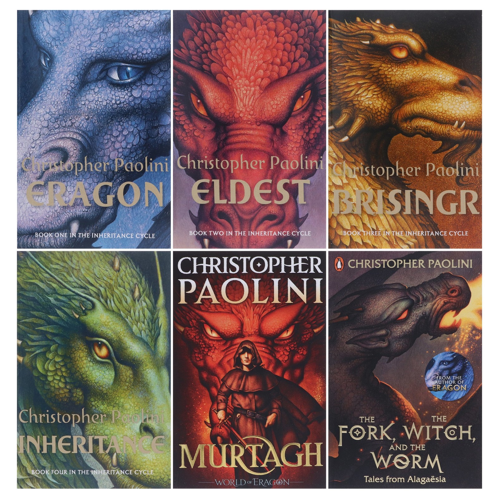 Inheritance Cycle By Christopher Paolini: 6 Books Set – Paperback