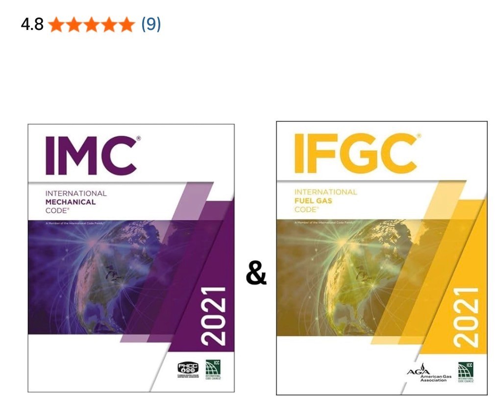 2021 IMC+IFGC International Fuel Gas code+International Mechanical Code 2021
