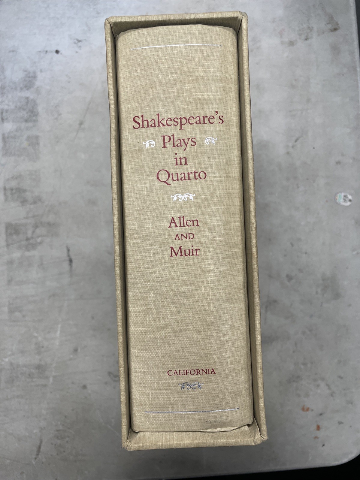 William Shakespeare’s Plays in Quarto (1981) Huge Facsimile Edition Book