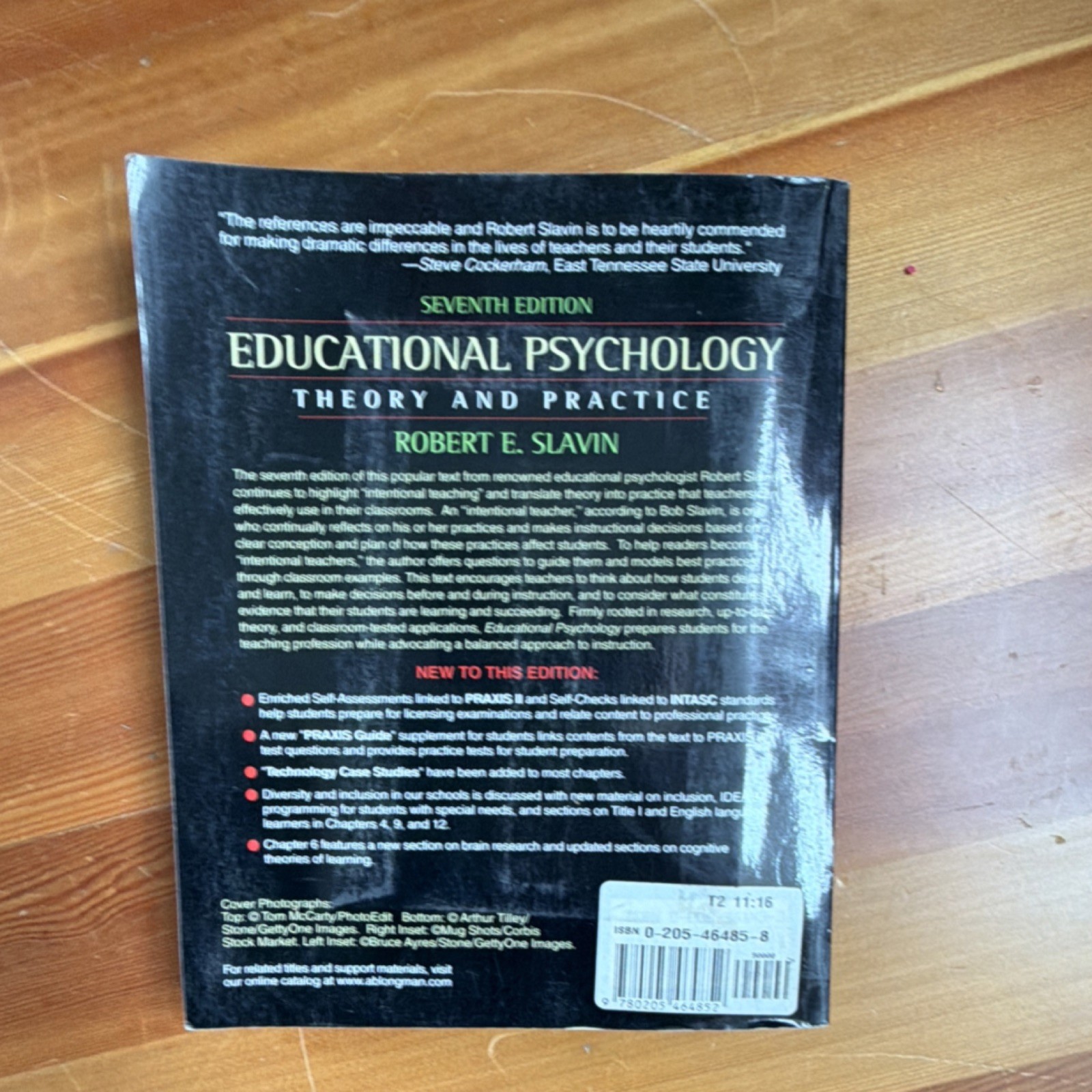 Educational Psychology: Theory and Practice 7th Ed by Robert E. Slavin Paperback