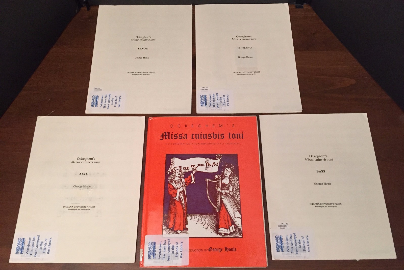 Ockeghem’s Missa Cuiusvis Toni Original Notation (Soprano Bass, Alto, Tenor)