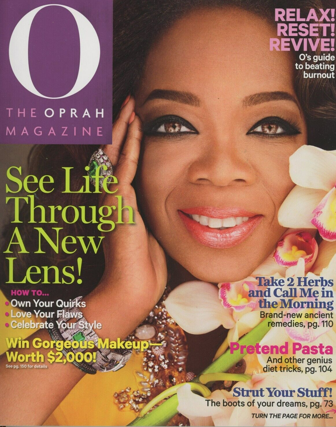 O, The Oprah Magazine – October 2014 / See Life Through A New Lens / 172 Pages