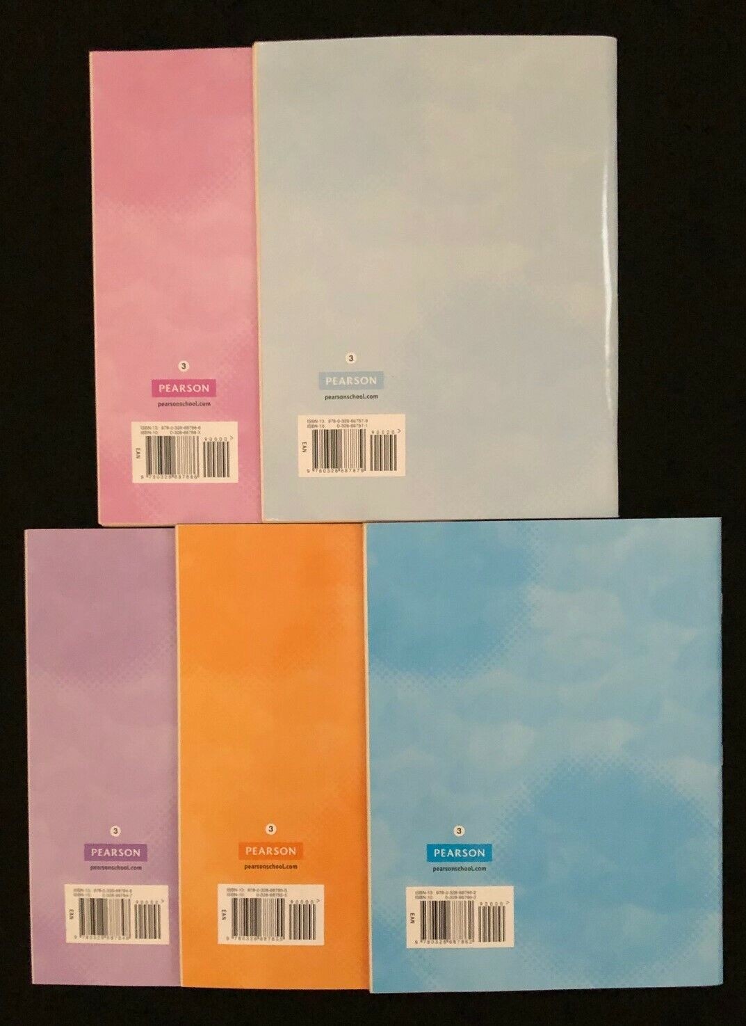 3rd Grade – TEACHER’S RESOURCE MASTERS (5 book set) (2012, Pearson)
