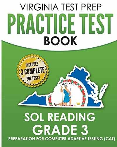 VIRGINIA TEST PREP Practice Test Book SOL – Paperback, by Hawas V. – Very Good