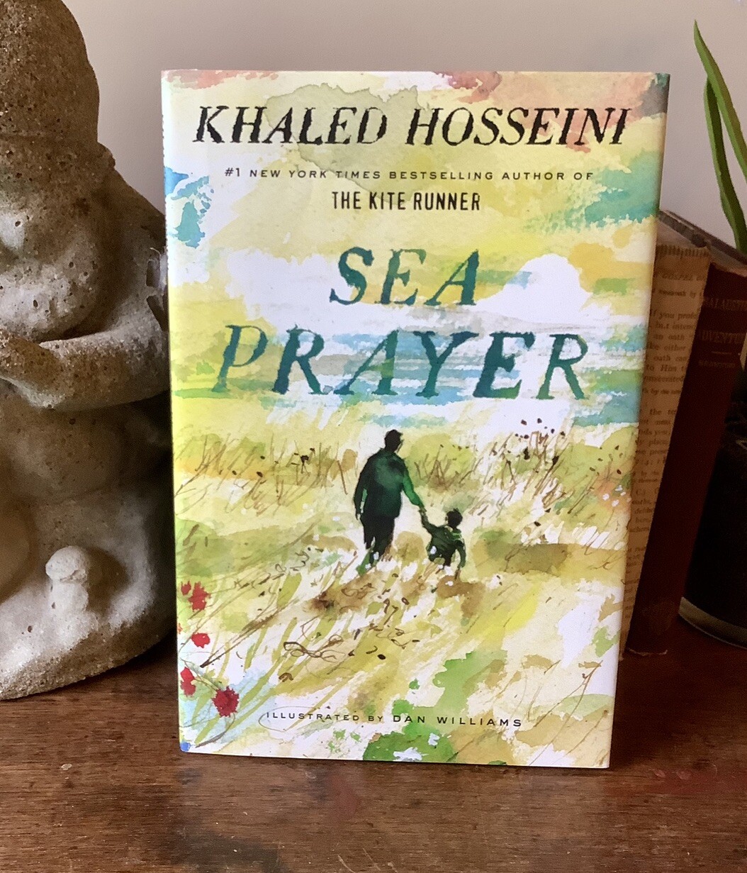 2018 Signed Khaled Hosseini Sea Prayer HB Dust Cover Riverhead Book