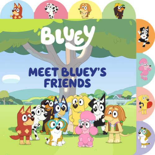Meet Blueys Friends: A Tabbed Board Book – Board book By Rusu, Meredith – GOOD