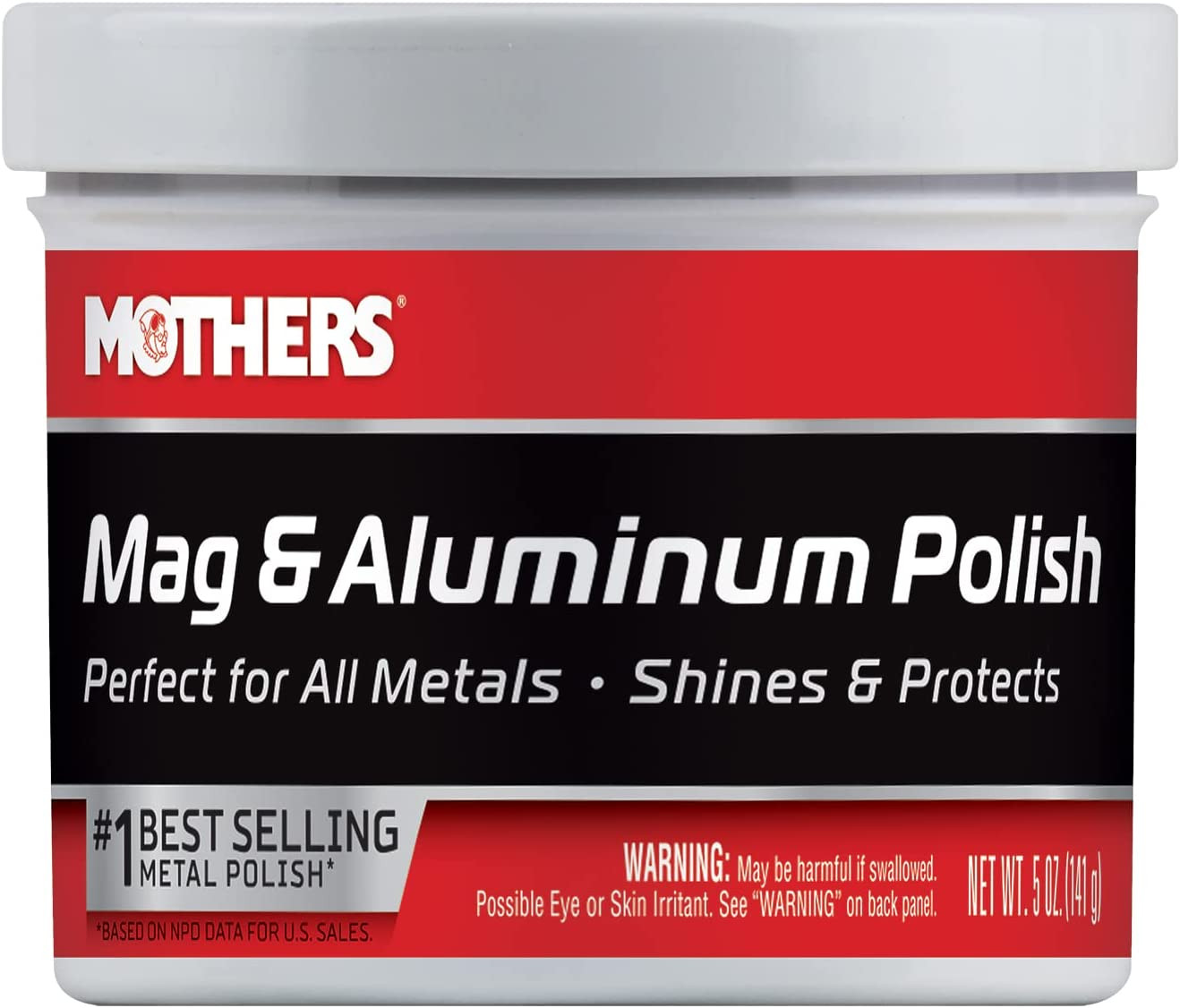 Mag & Aluminum Polish 5 oz Brilliant Shine for Uncoated Metals & Wheels