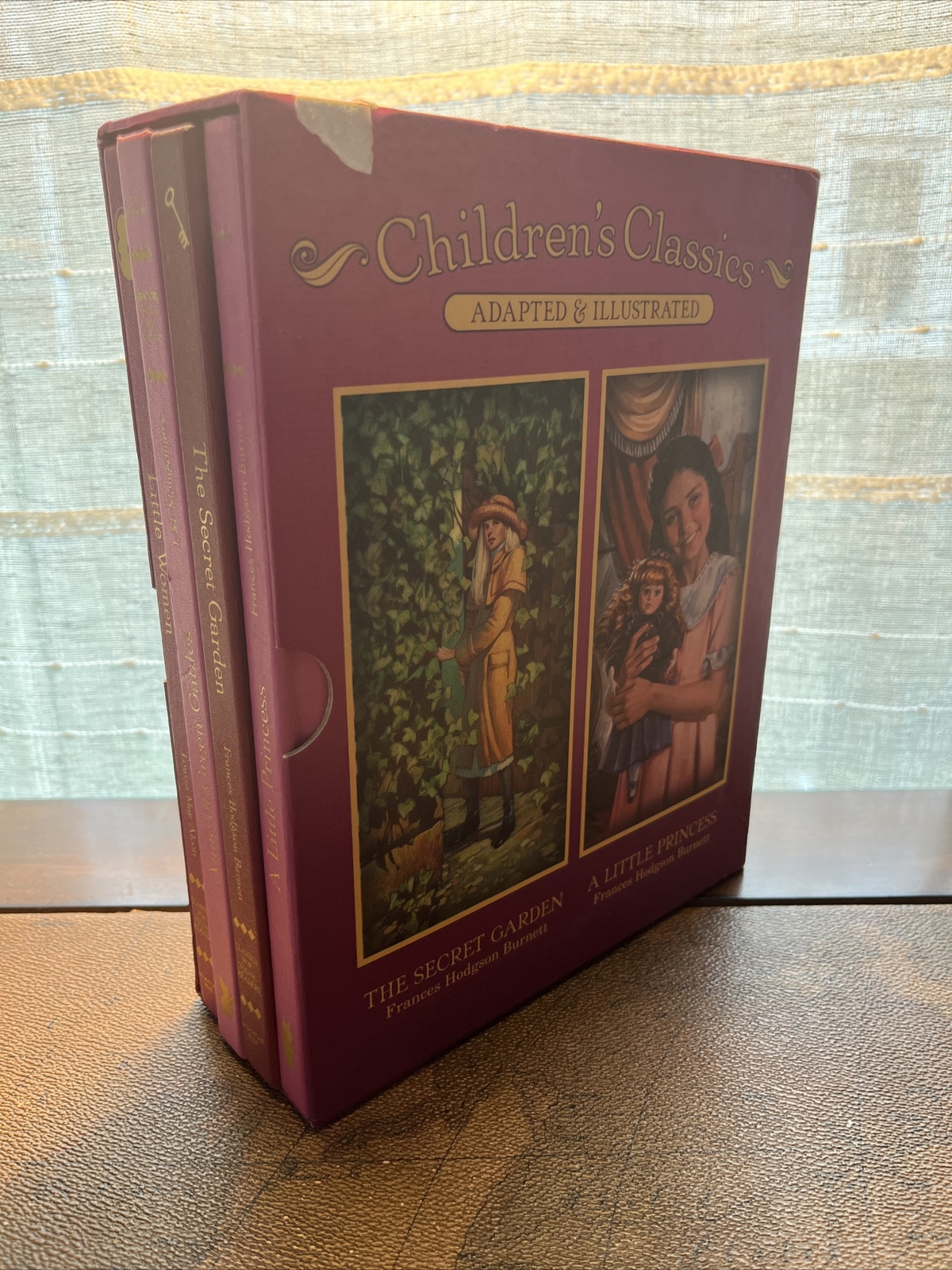 Children’s Classics Adapted and Illustrated Box Set X4 Princess, Garden, Women..