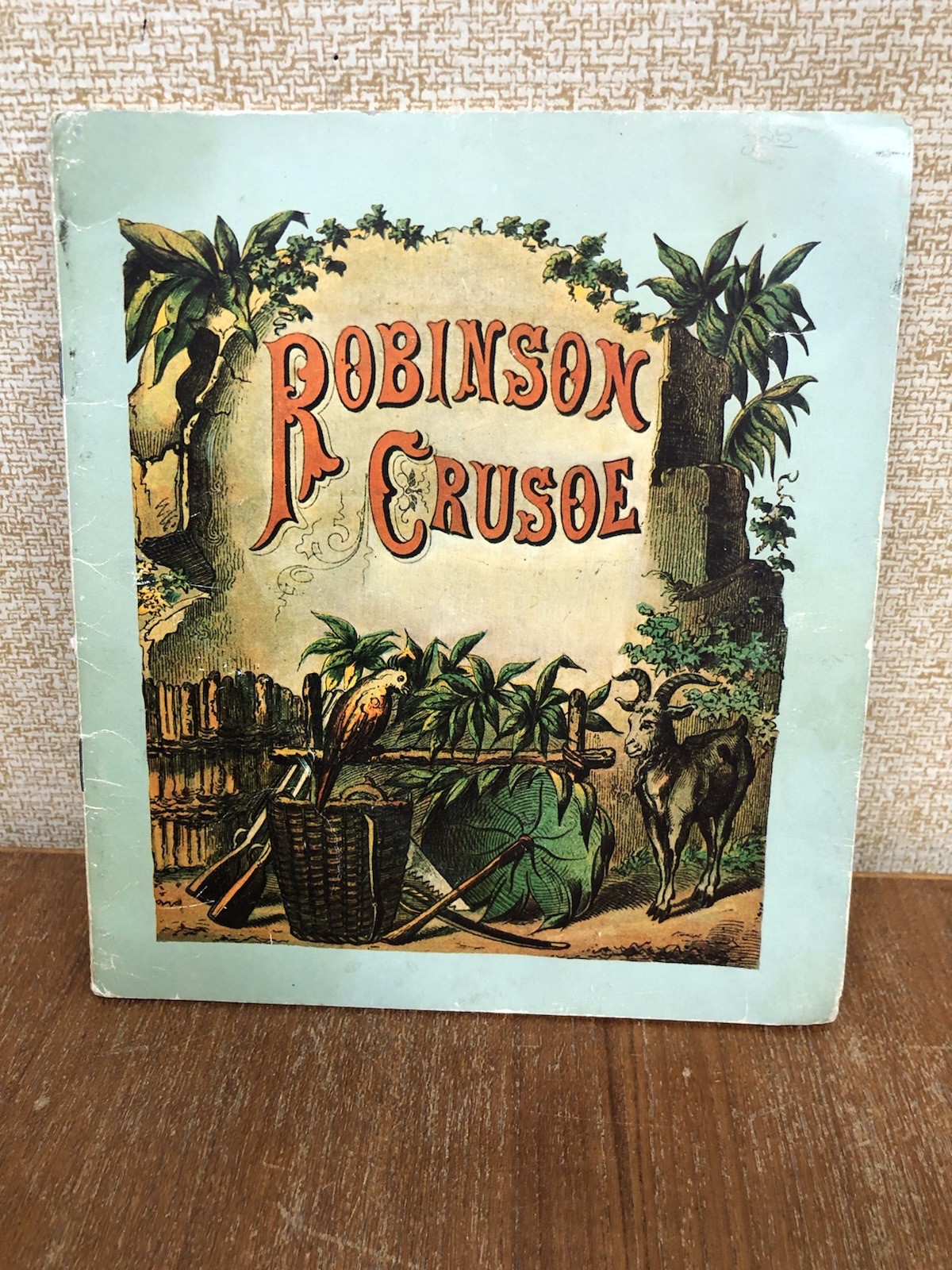 Pop Up Vintage ROBINSON CRUSOE BOOK By Merrimack Publishing