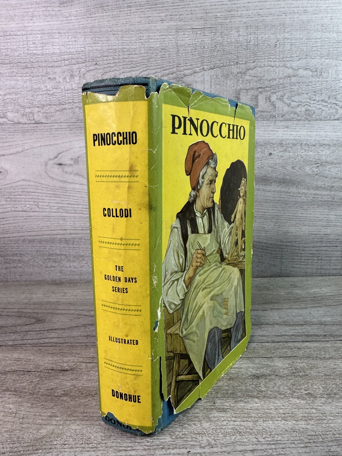 Pinocchio Carlo Collodi 1920s Golden Days Series Illustrated M.A. Donohue
