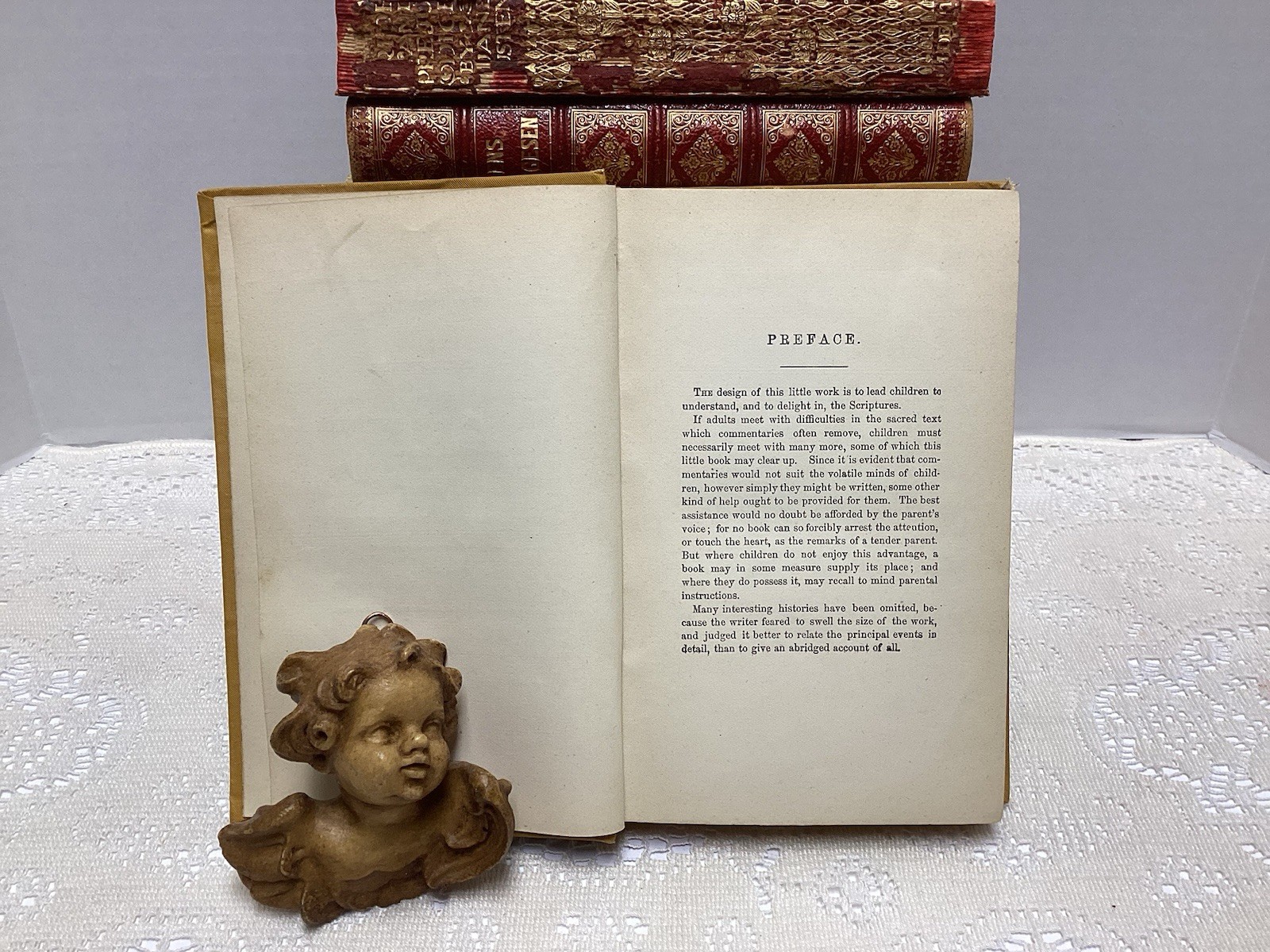 Antique 1800’s Line Upon Line Or Earliest Religious Instruction RARE COVER *Read