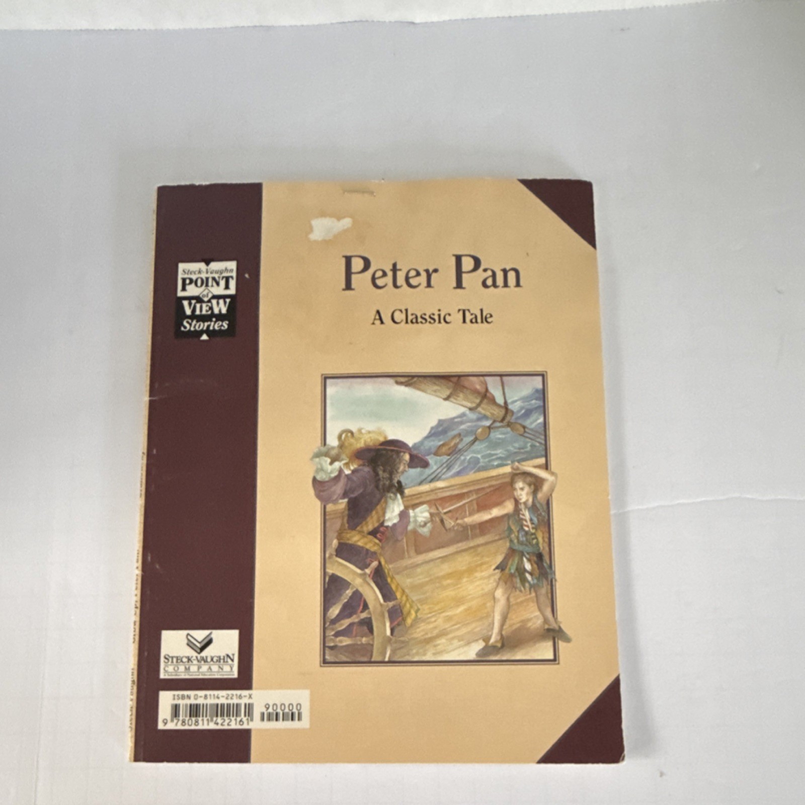 Steck-Vaughn Peter Pan: Grow Up, Peter Pan! Point of View Stories PB 1993 Signed