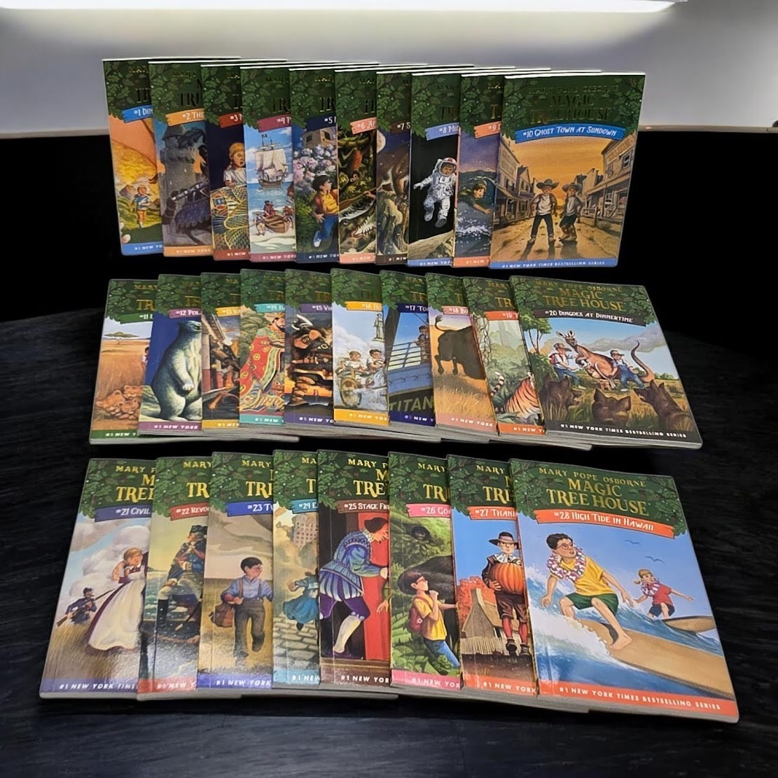 Set 2A: Magic Tree House A Library of Books 1-28 – Mary Pope Osborne Collection