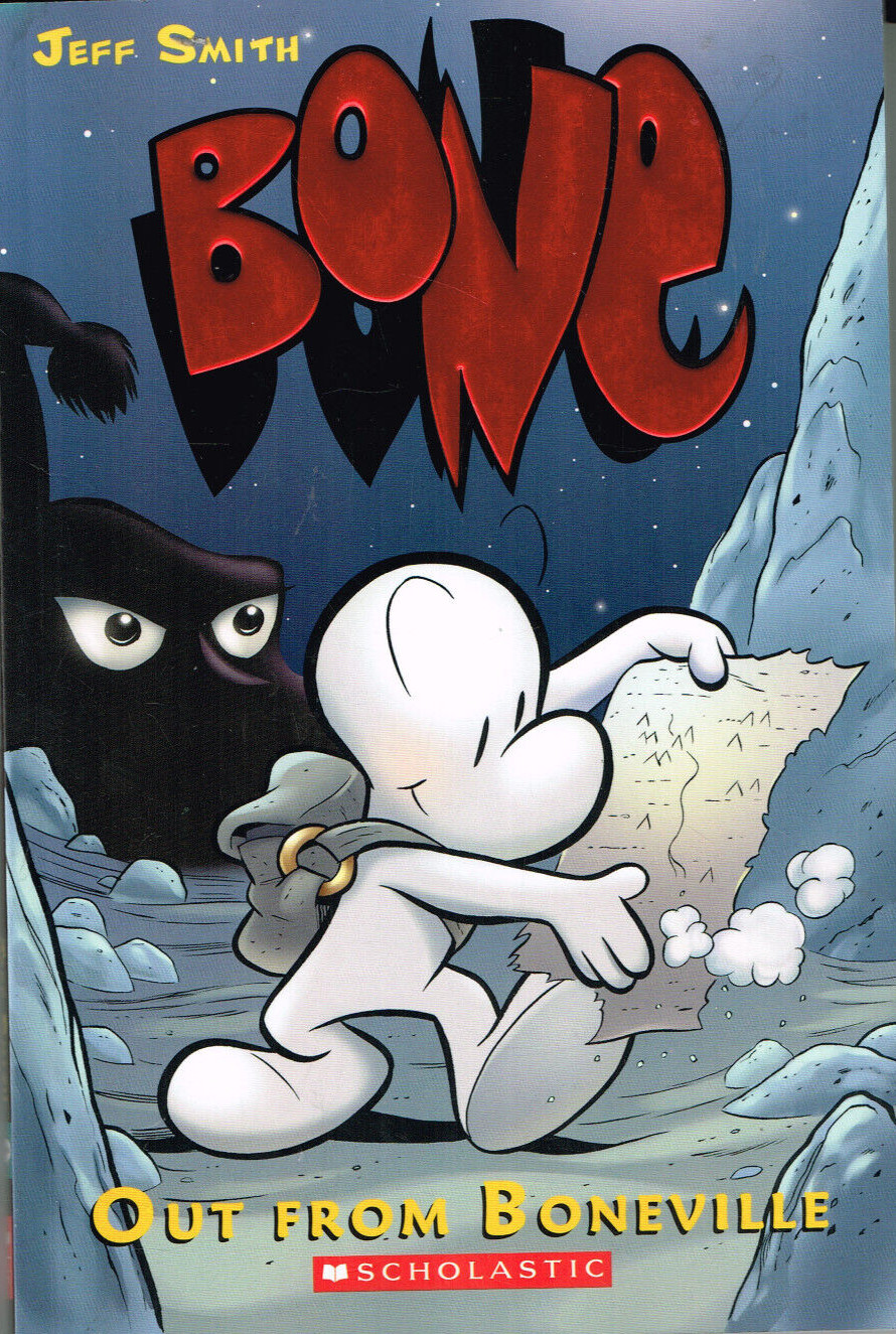 Out from Boneville: a Graphic Novel (BONE #1) by Jeff Smith (2005, Trade…