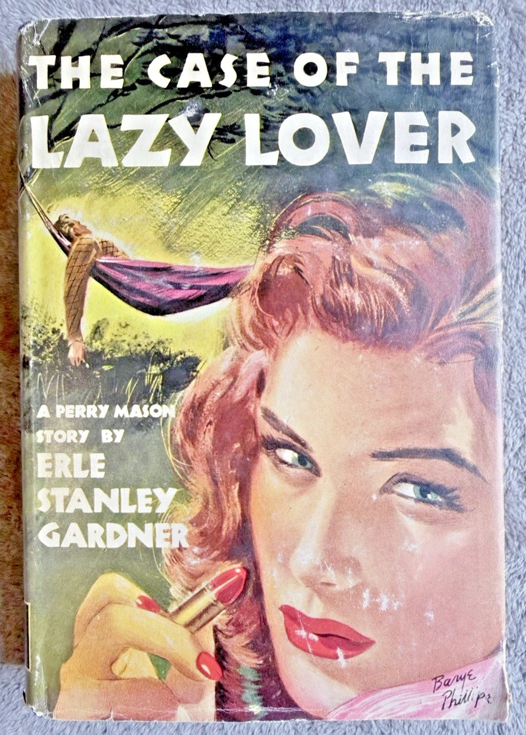 Case of the Lazy Lover 1947 Perry Mason Mystery Erle Stanley Gardner HC DJ