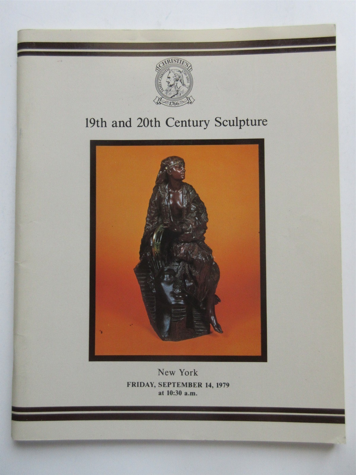Christie’s Auction Catalog 19th & 20th Century Sculpture Sept 1979 New York