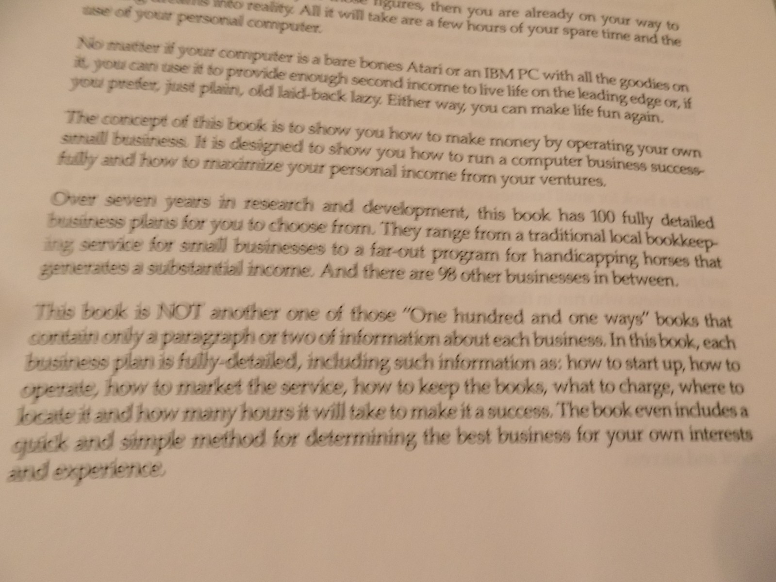 Computer Entrepreneur, For Financial Independence, NEW, Thick Book