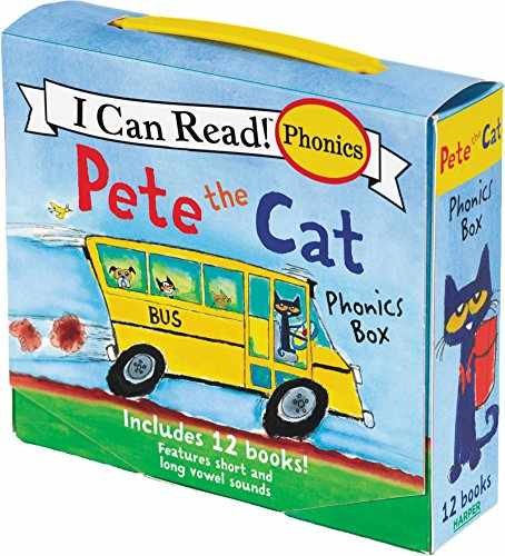 Pete the Cat 12-Book Phonics Fun!: A Box – Paperback, by Dean James; Dean – Good
