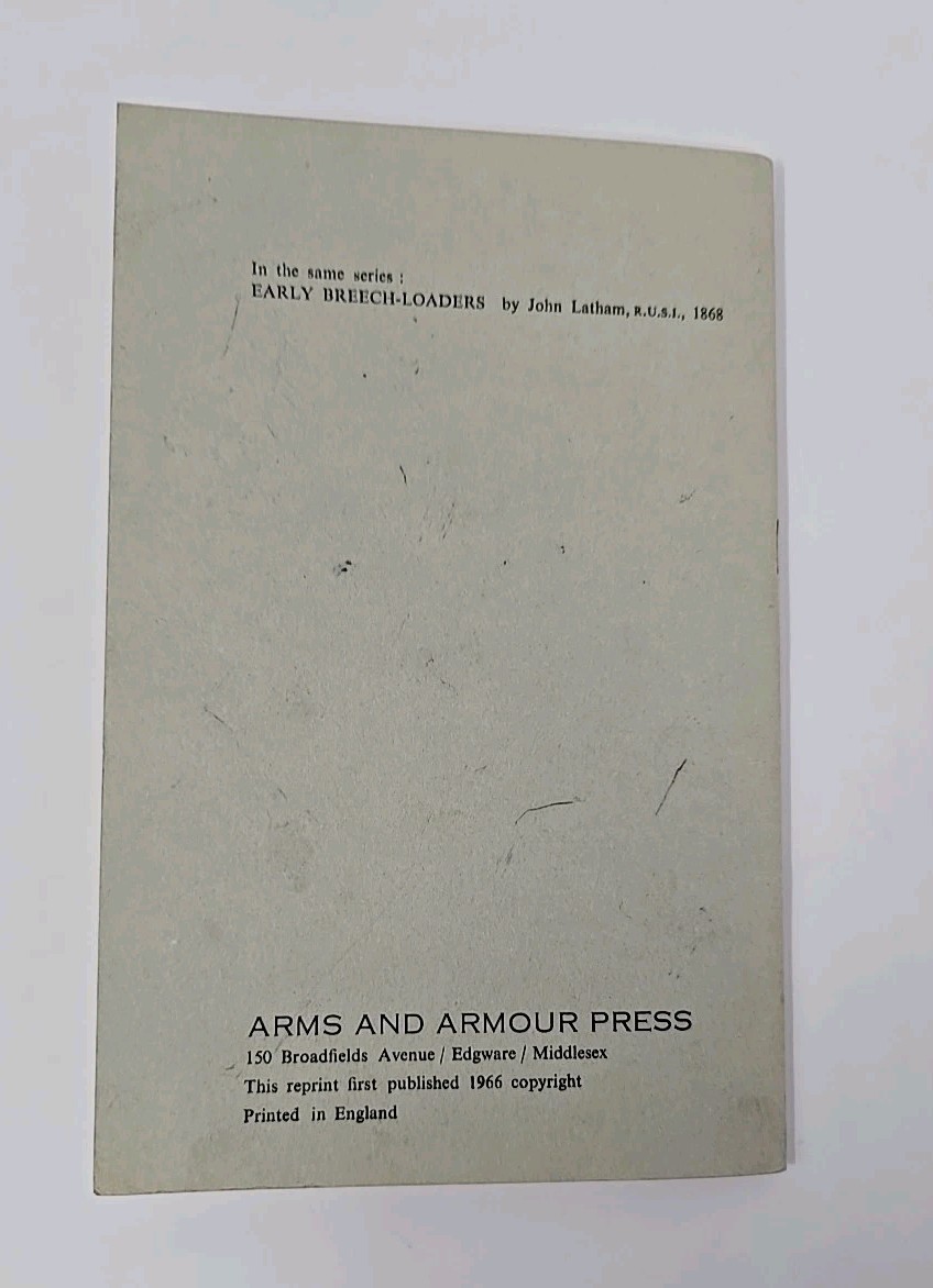 Military Breech-Loading Small Arms 1966 Reprint Captain V.D. Majendie