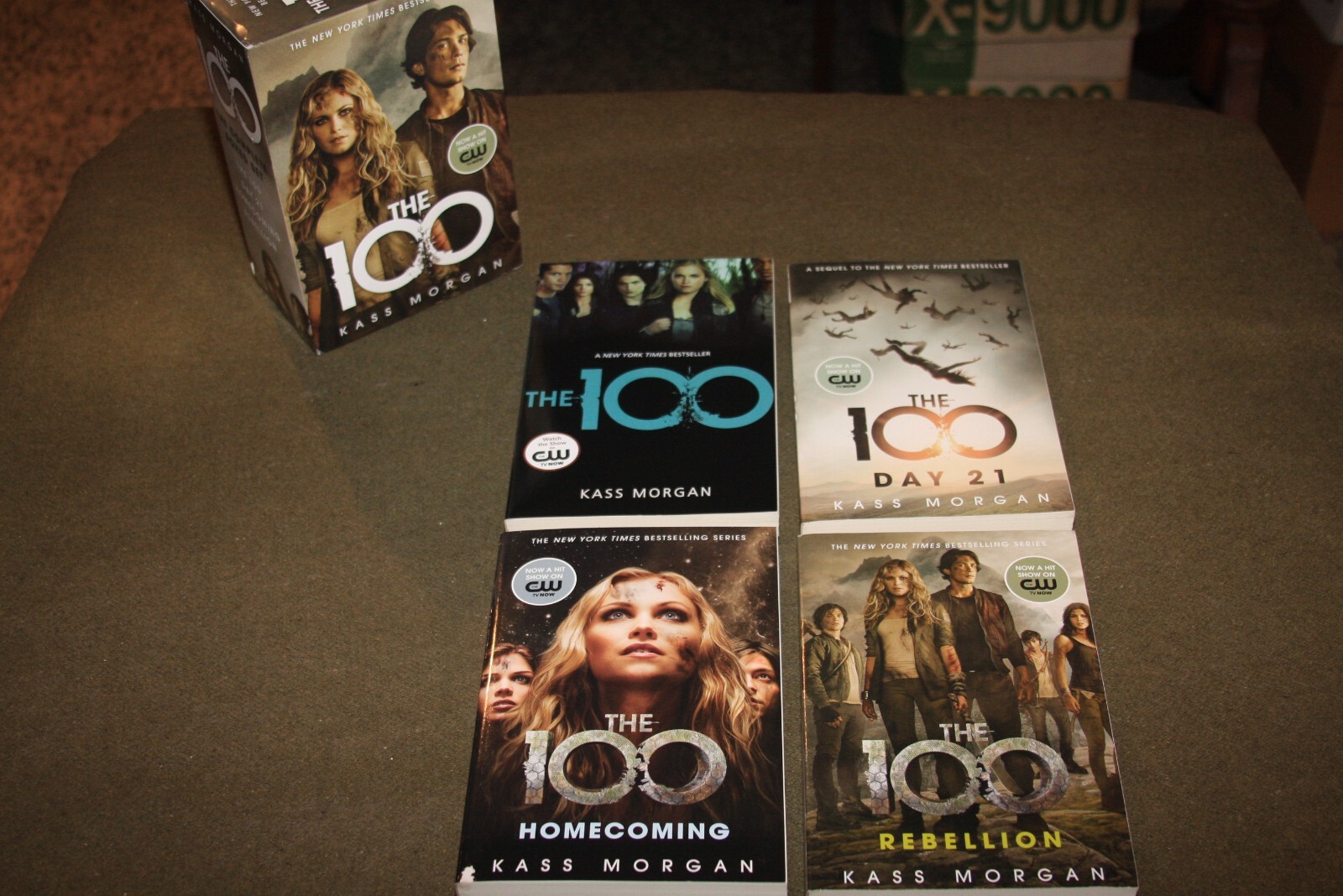 Lot of 4 Kass Morgan TPBs w/ Box – The 100, Day 21, Homecoming, Rebellion