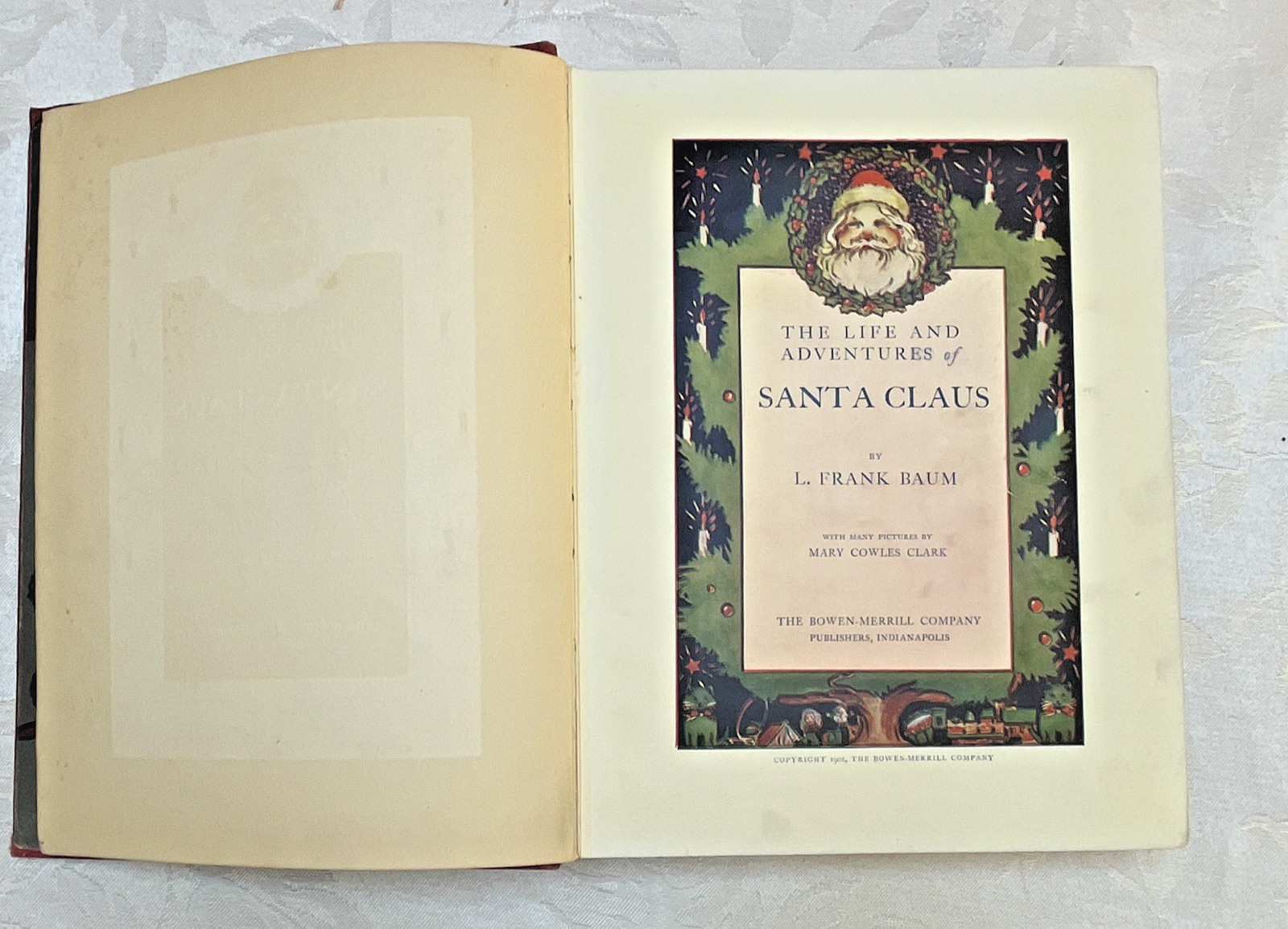 Life and Adventures of Santa Claus by L. Frank Baum (Oz) first edition 1902 Xmas
