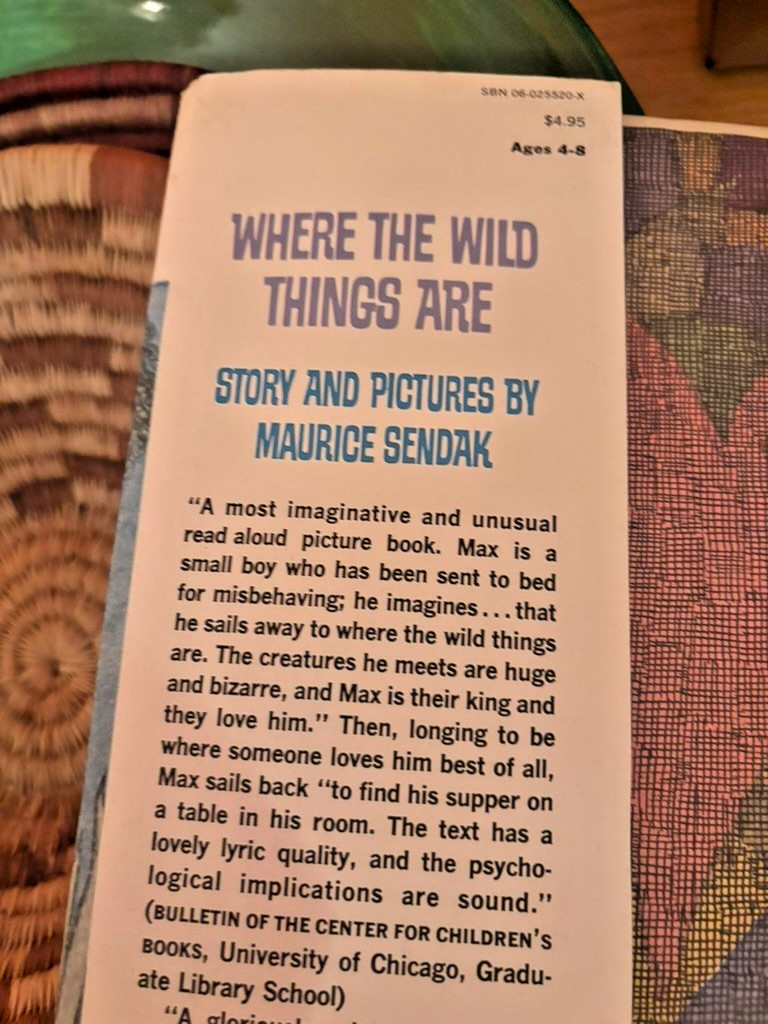 Where the Wild Things Are 1963 Children’s Book 1st Printing Maurice Sendak HB