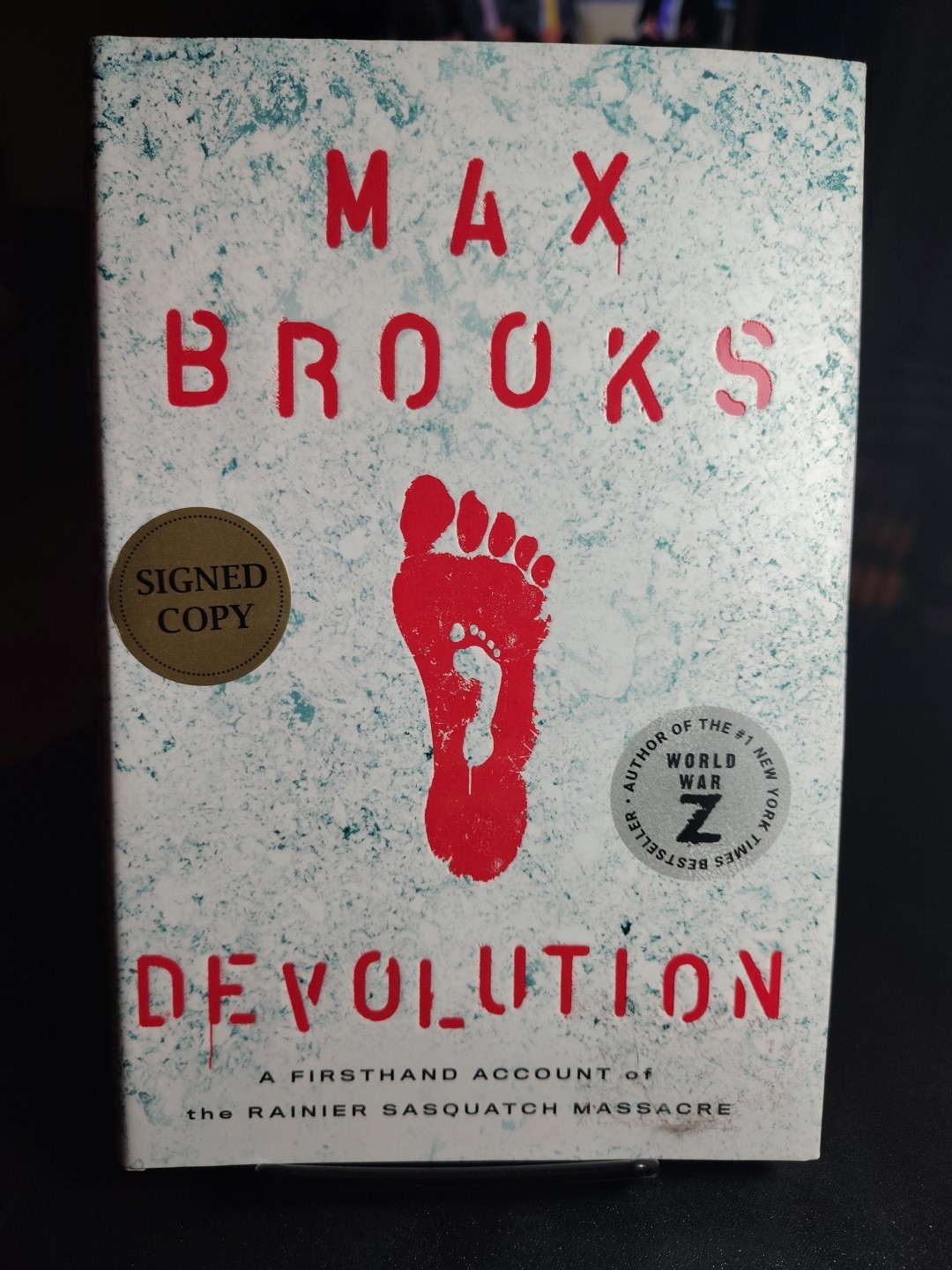 Devolution by Max Brooks, Hardcover, Signed, 1st/1st