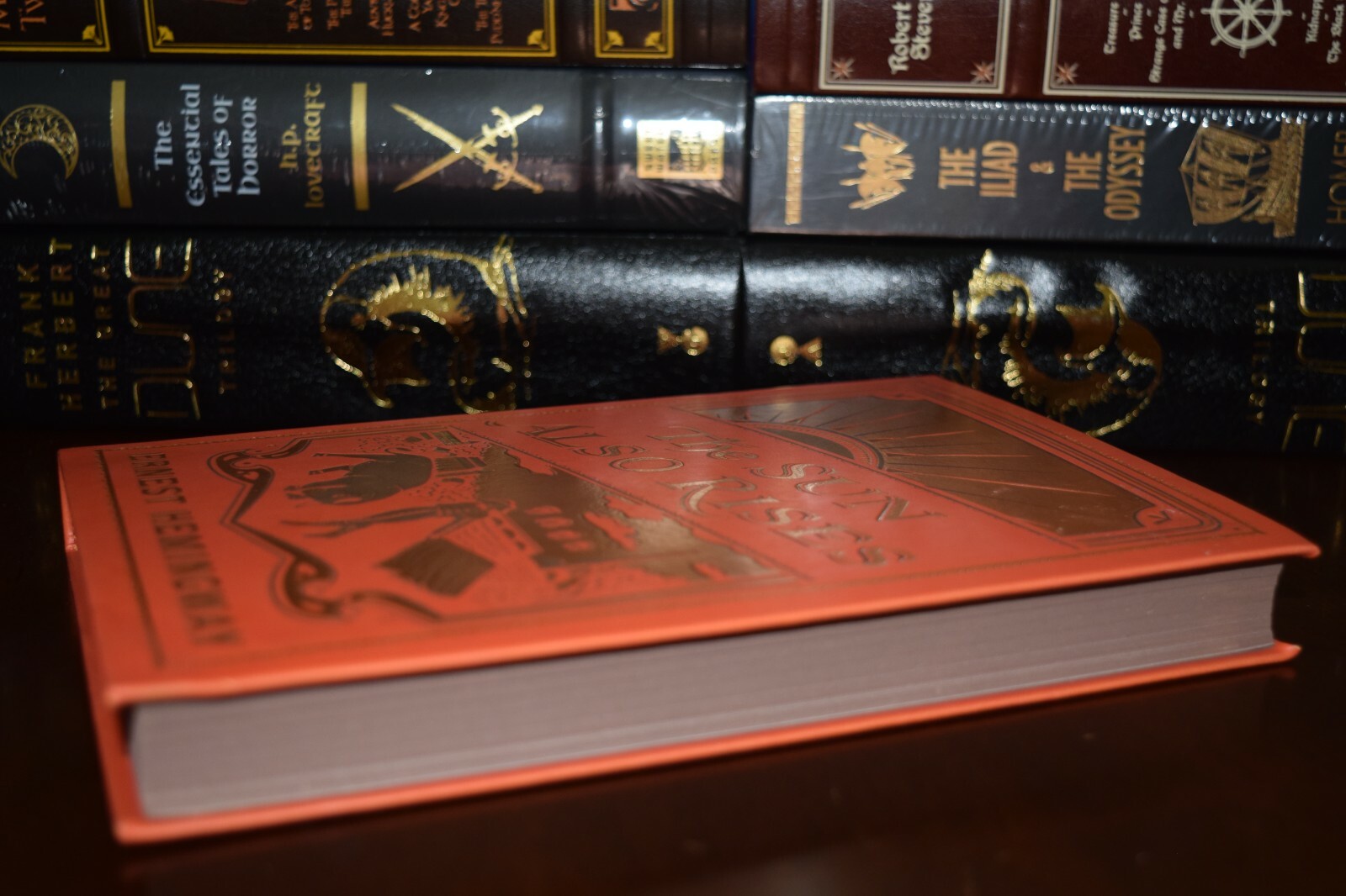 NEW Sun Also Rises by Ernest Hemingway Collectible Soft Leather Bound Gift