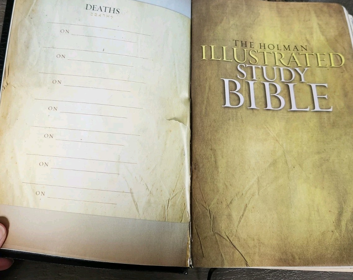 The Holman Illustrated Christian Study Bible 2006 Black Bonded Leather