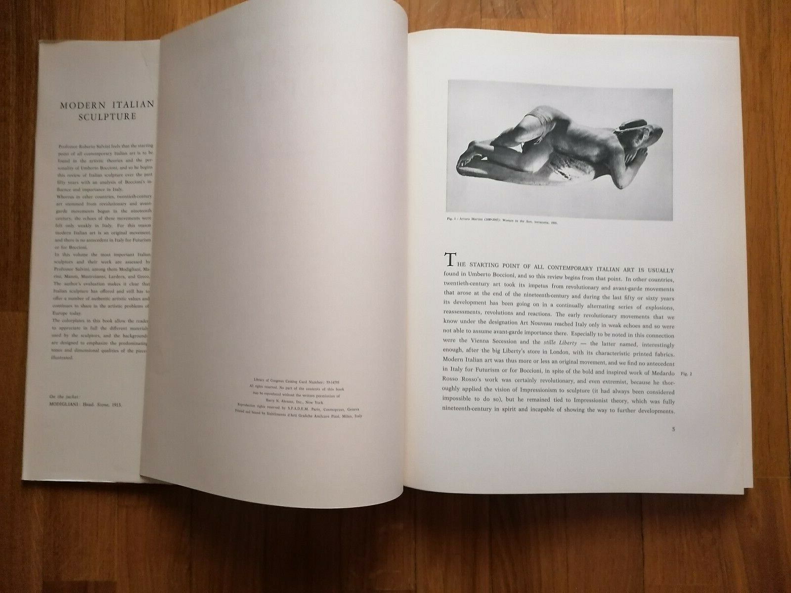 Modern italian sculpture – R. Salvini – Abrams, Inc. (lingua inglese)