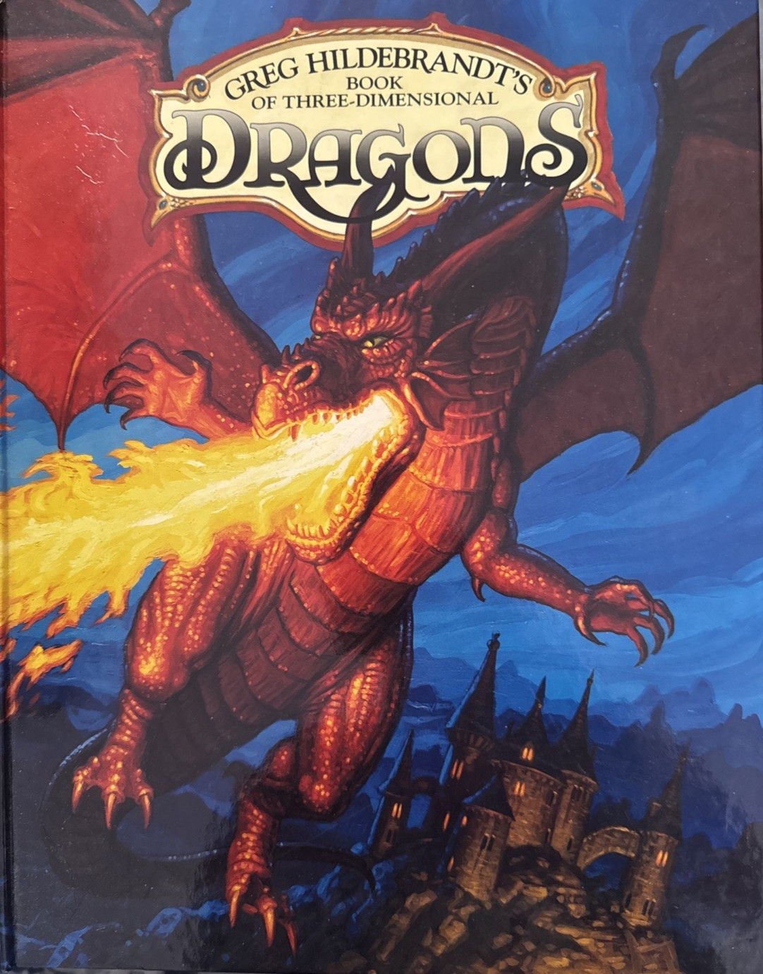 Greg Hildebrandt Pop-Up Book of Dragons, 1994, 1st Edition, Fantasy Art