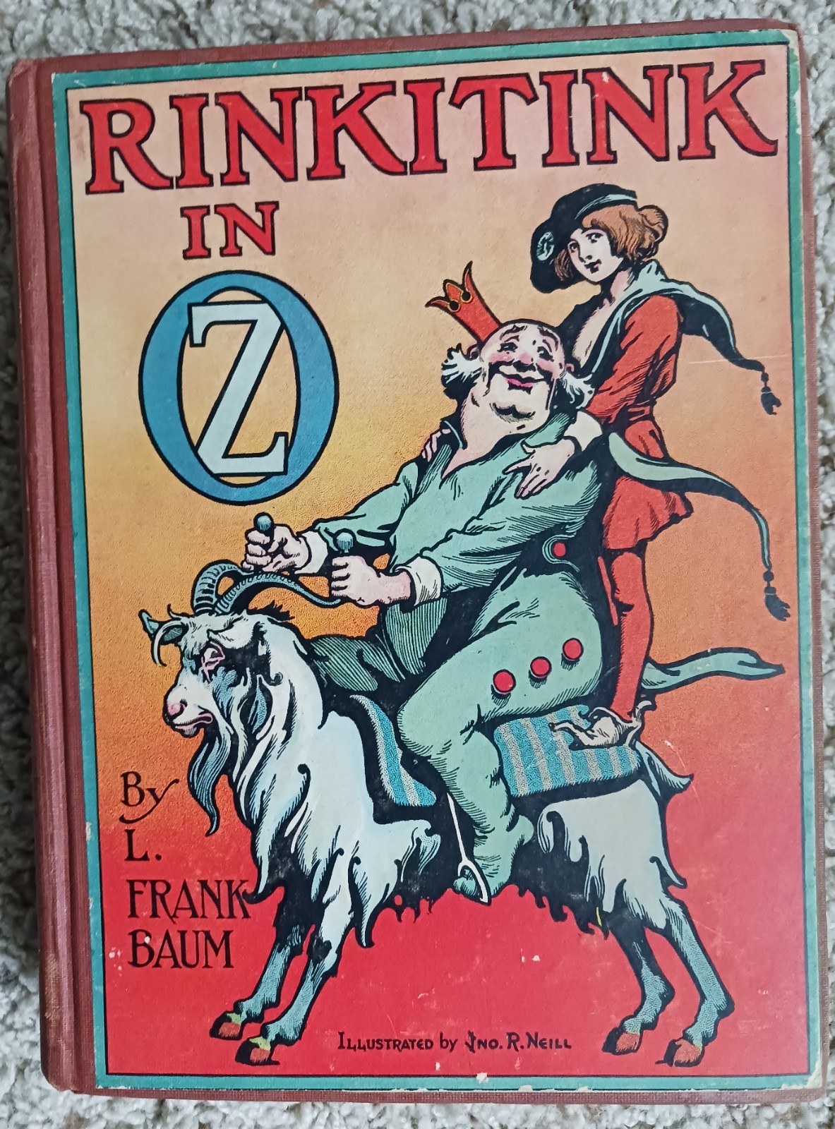 Rinkitink in Oz by L. Frank Baum c. 1916 Reilly & Lee hardcover reprint ed.
