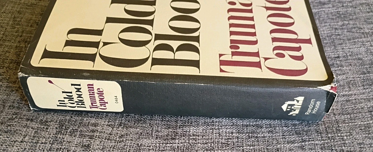 In Cold Blood By Truman Capote,1965 HC/DJ VG