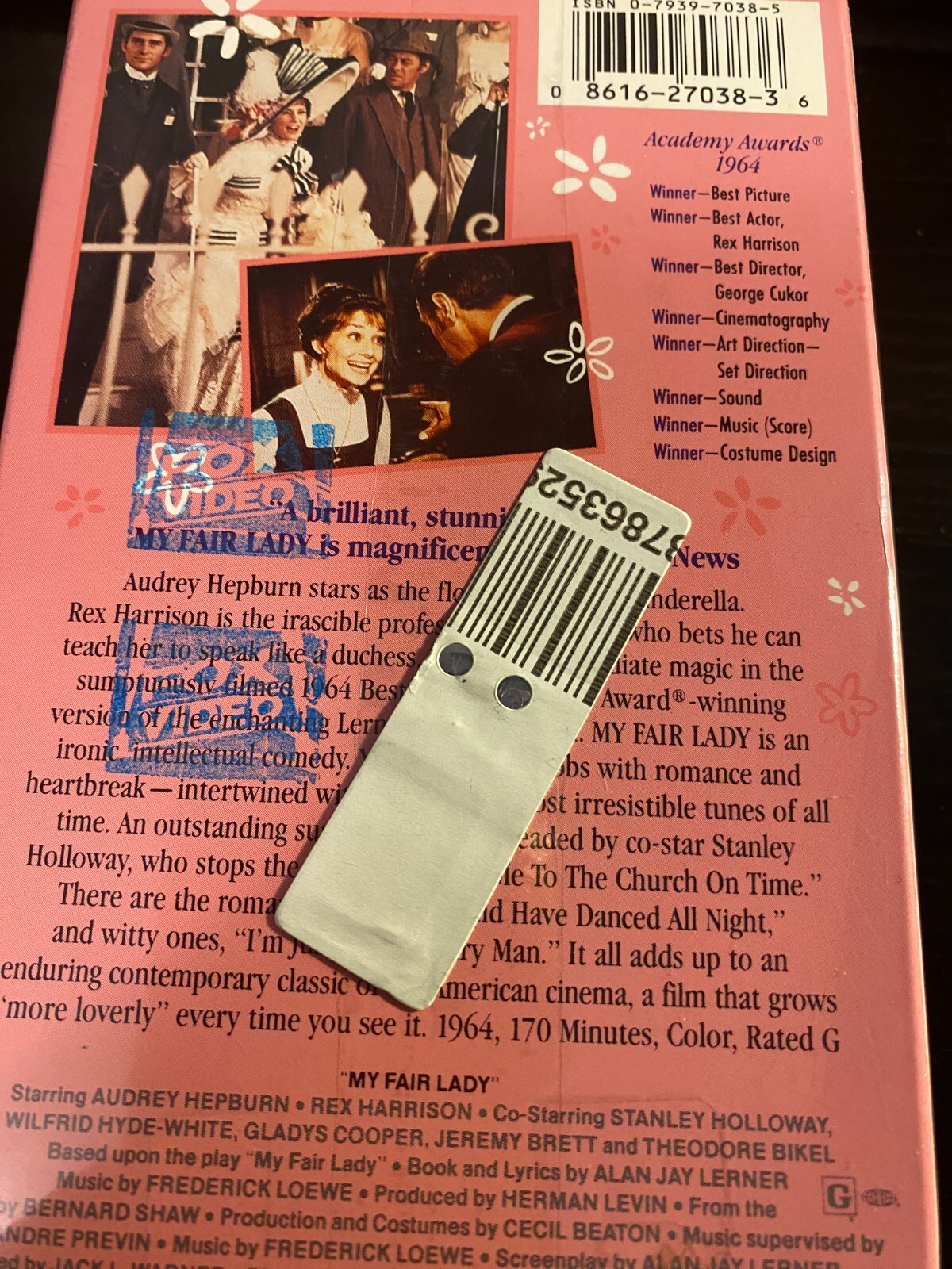 MY FAIR LADY Photo Book 1964 + VHS Factory Sealed 1991 Audrey Hepburn Lot of 2