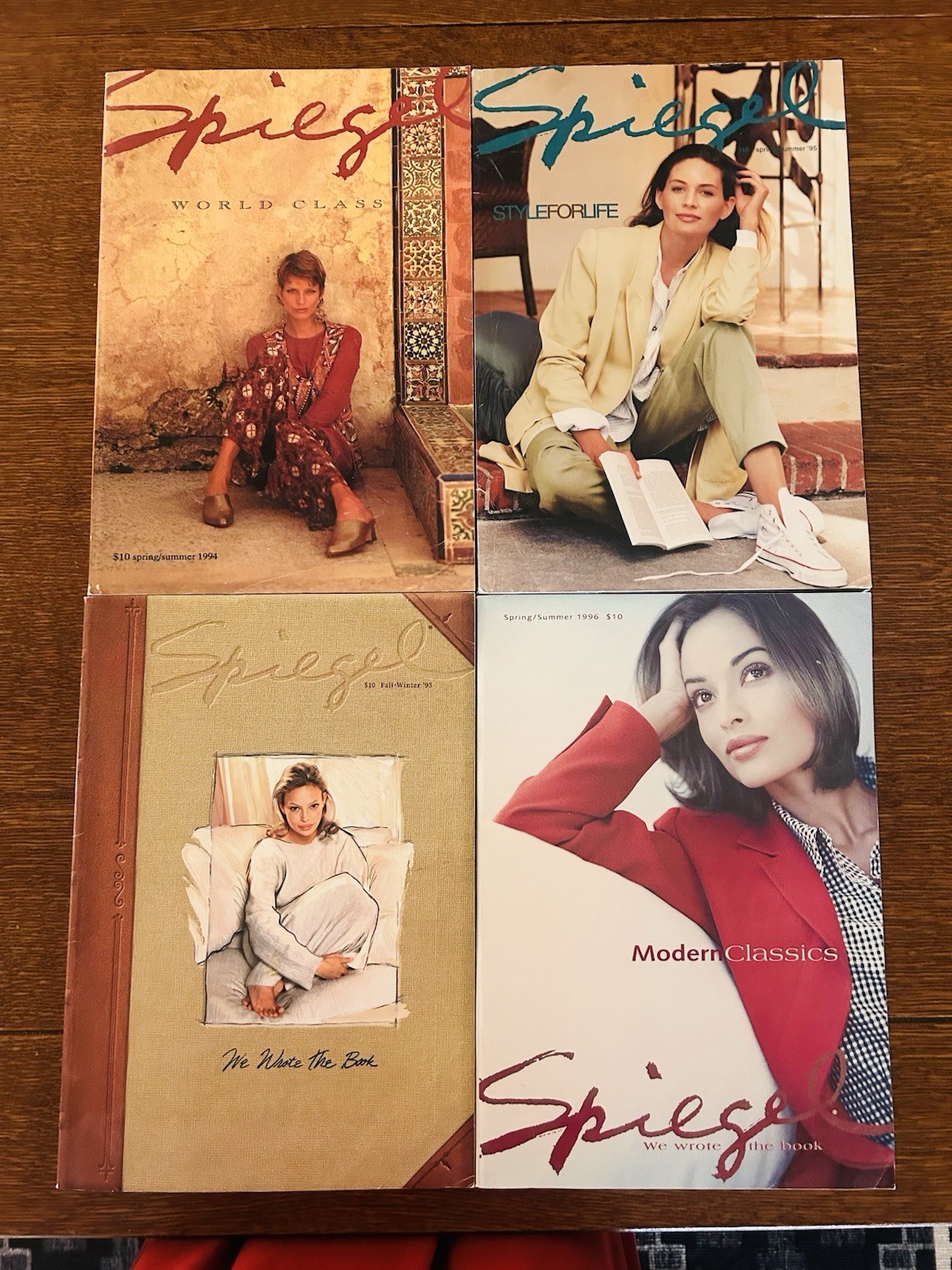 4 Spiegel Catalogs Spring/Summer 94, 95 & 96, Fall/Winter 95 Fashion History VGC