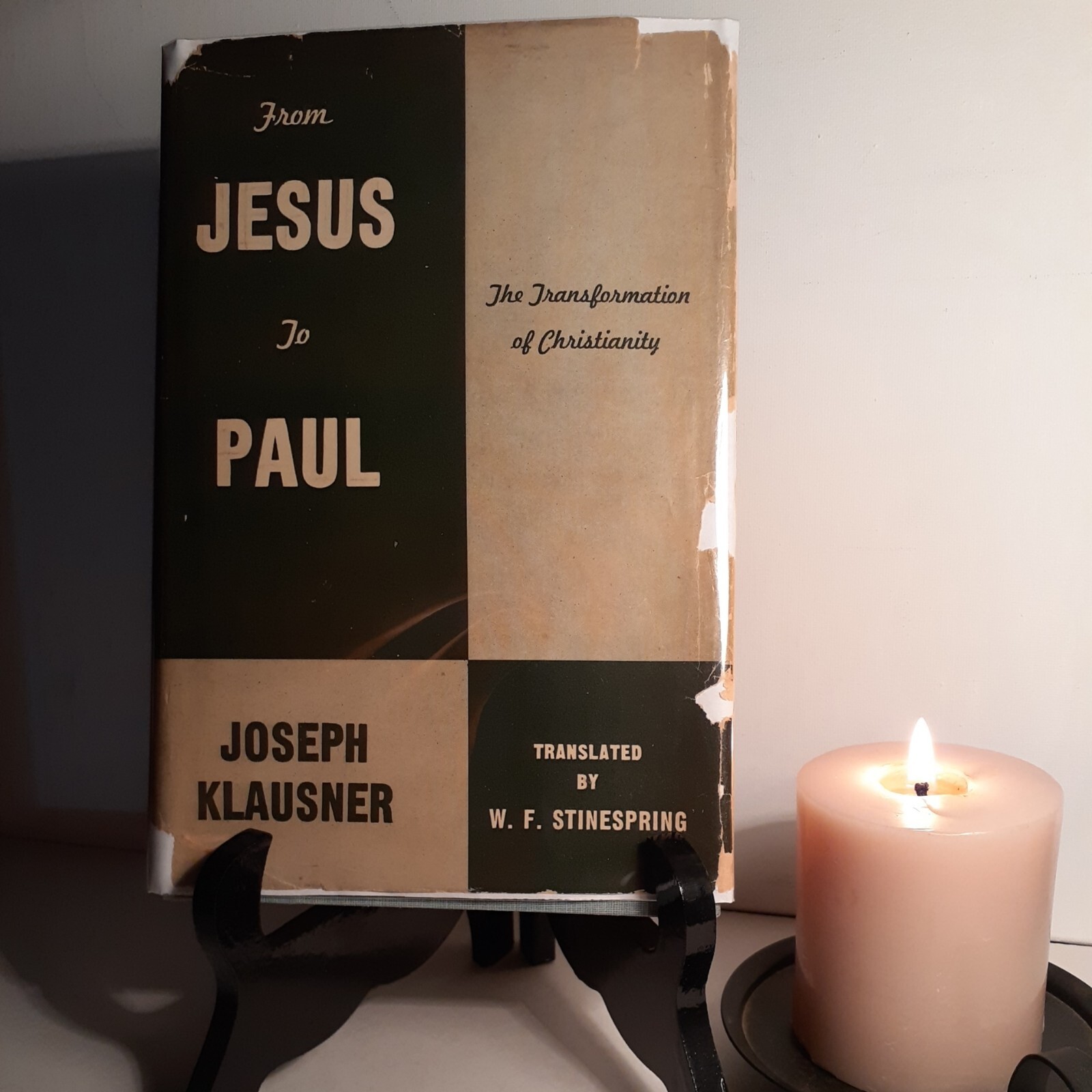 RARE SIGNED From Jesus to Paul by Joseph Klausner – 1943 1st American Edition