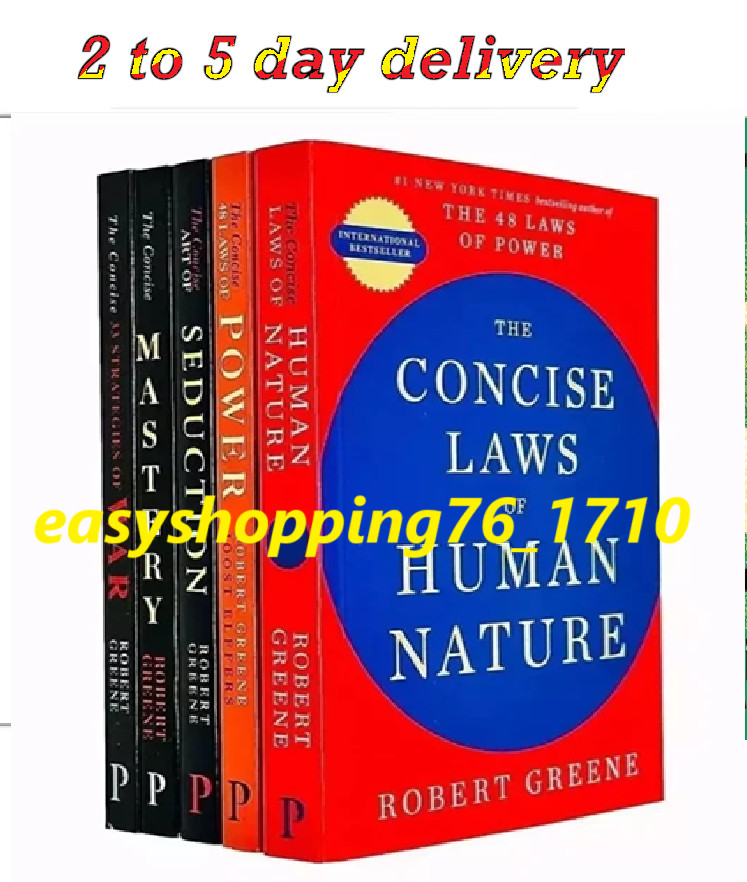 The Concise ROBERT GREENE 5 BOOK SET PAPERBACK SMALL SIZE FREE SHIP