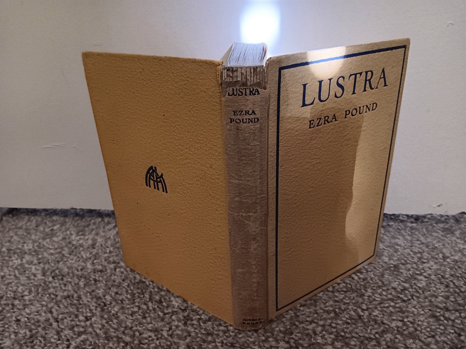 Ezra Pound, Lustra (First American Edition, Alfred A. Knopf, 1917)