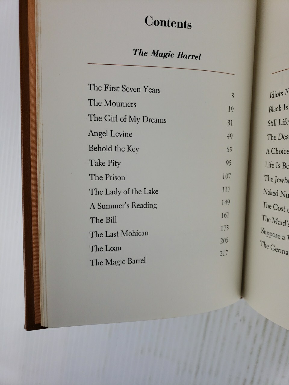 Franklin Library Bernard Malamud The Magic Barrel & Idiots First, 1978, Leather