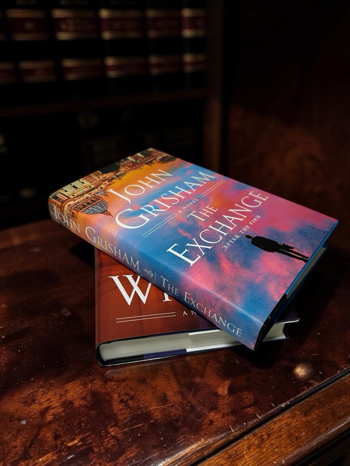 John Grisham: The Widow and The Exchange: 2 Hardcover Book Lots – Like New