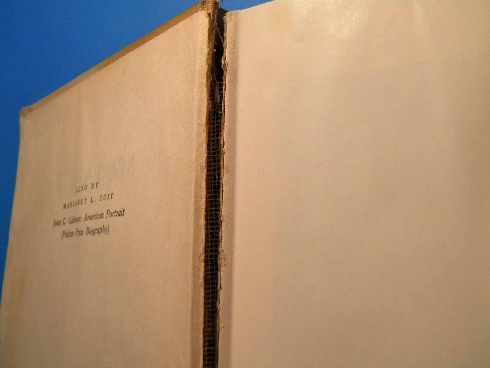 Mr Baruch by Margaret Coit Hard Cover 1957 784 Pages