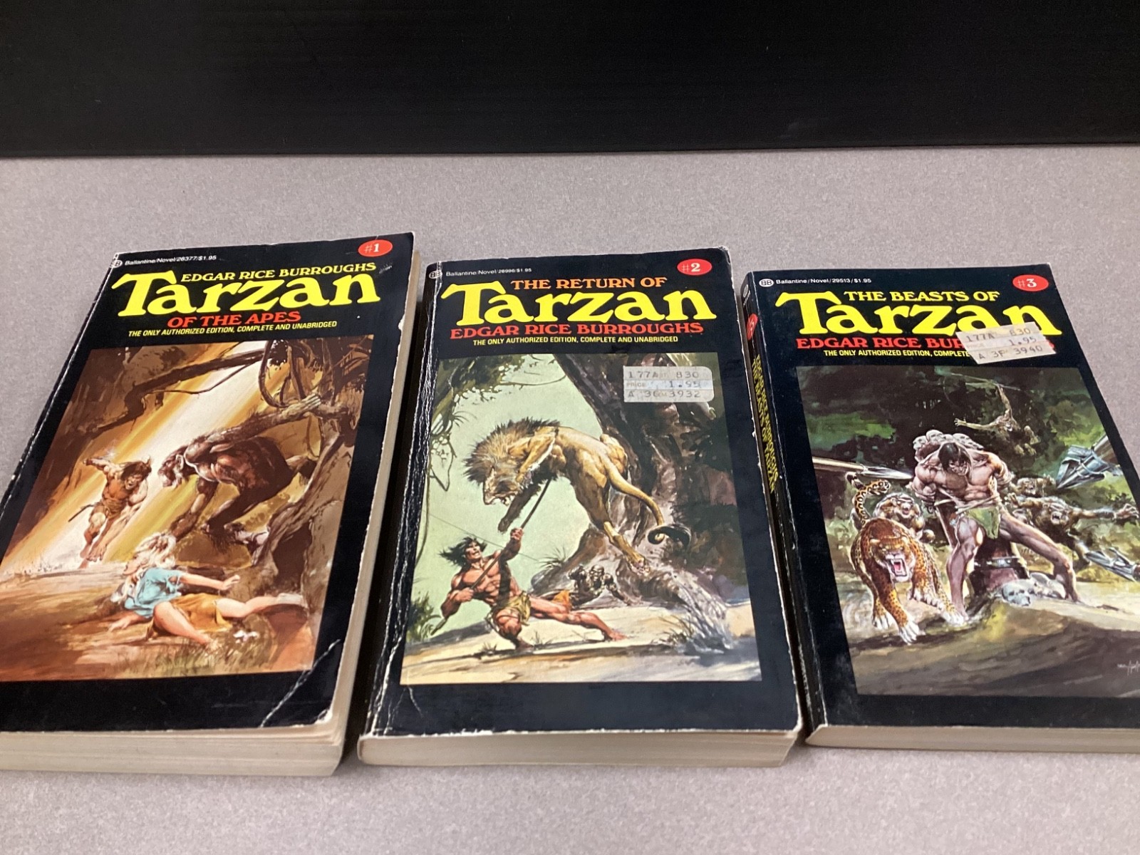 TARZAN PAPERBACK SERIES 1-9