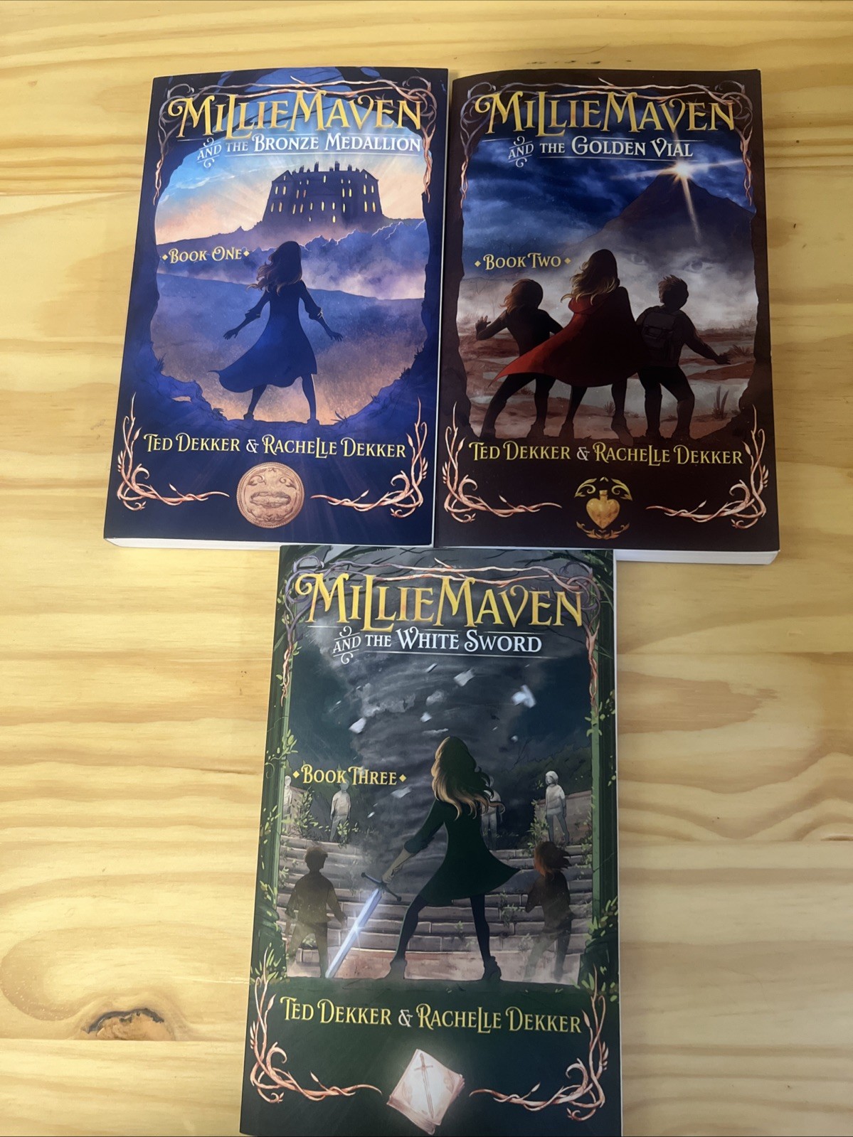 MILLIE MAVEN Trilogy Series Books 1-3 Ted & Rachelle Dekker Paperback like new
