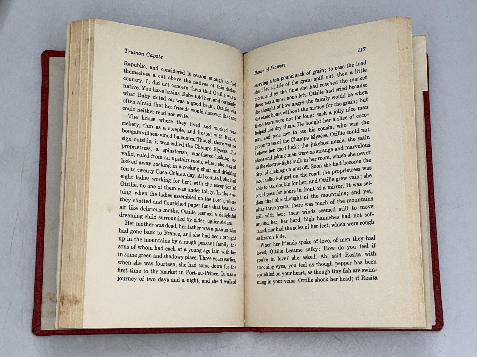 BREAKFAST AT TIFFANY’S TRUMAN CAPOTE RANDOM HOUSE 1958 HARDCOVER VINTAGE