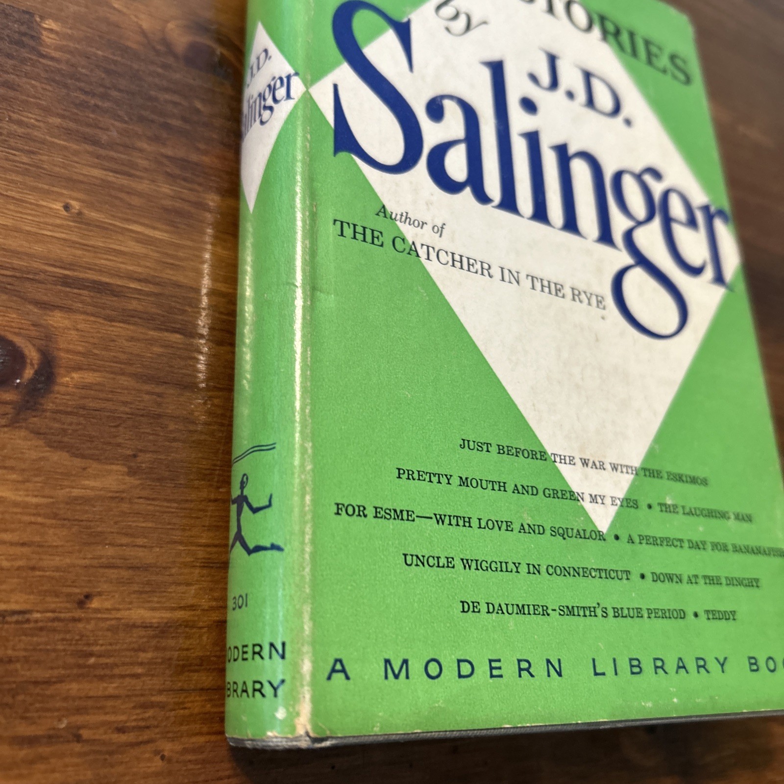 J. D. Salinger NINE STORIES Modern Library Modern Library Edition Hardcover/DJ