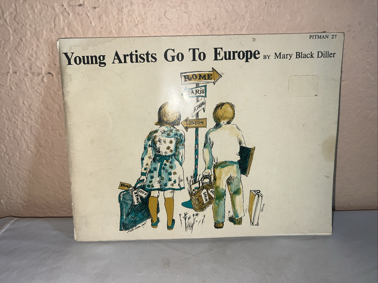 1958 Rare Find: “Young Artists Go to Europe”. (Pitman #27), M.B. Diller