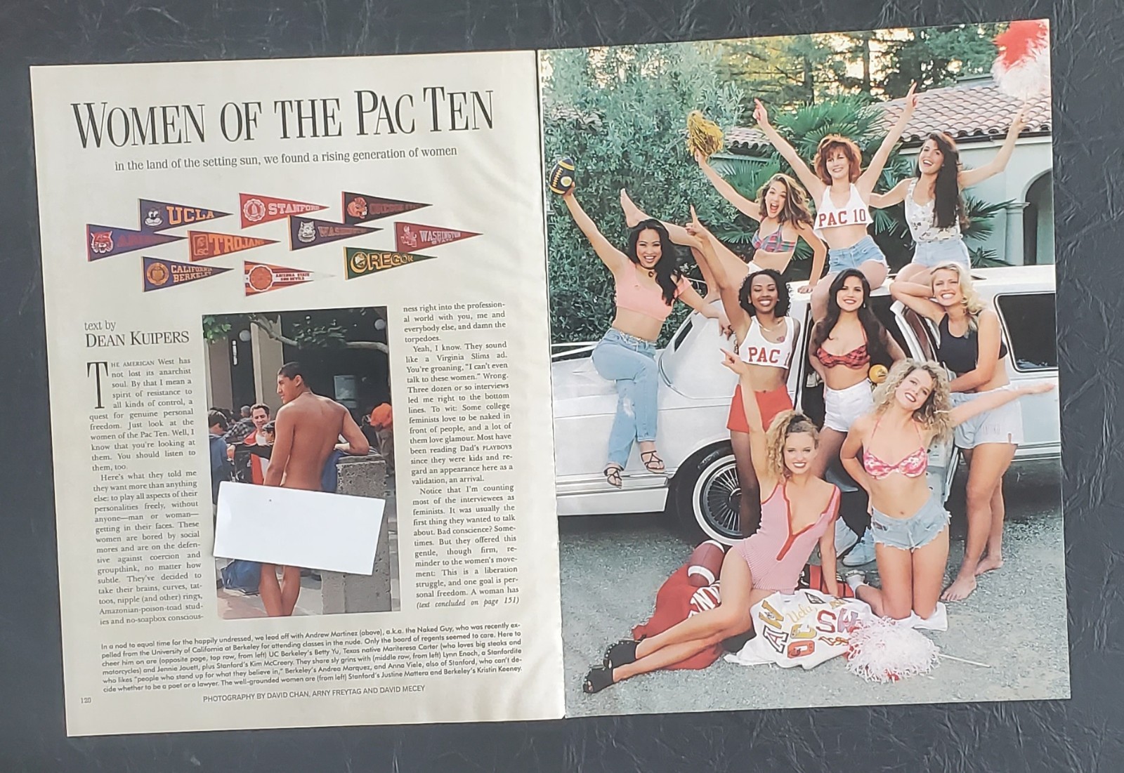Playboy PICTORIAL ONLY – WOMEN OF THE PAC 10 October, 1993 10 Pages