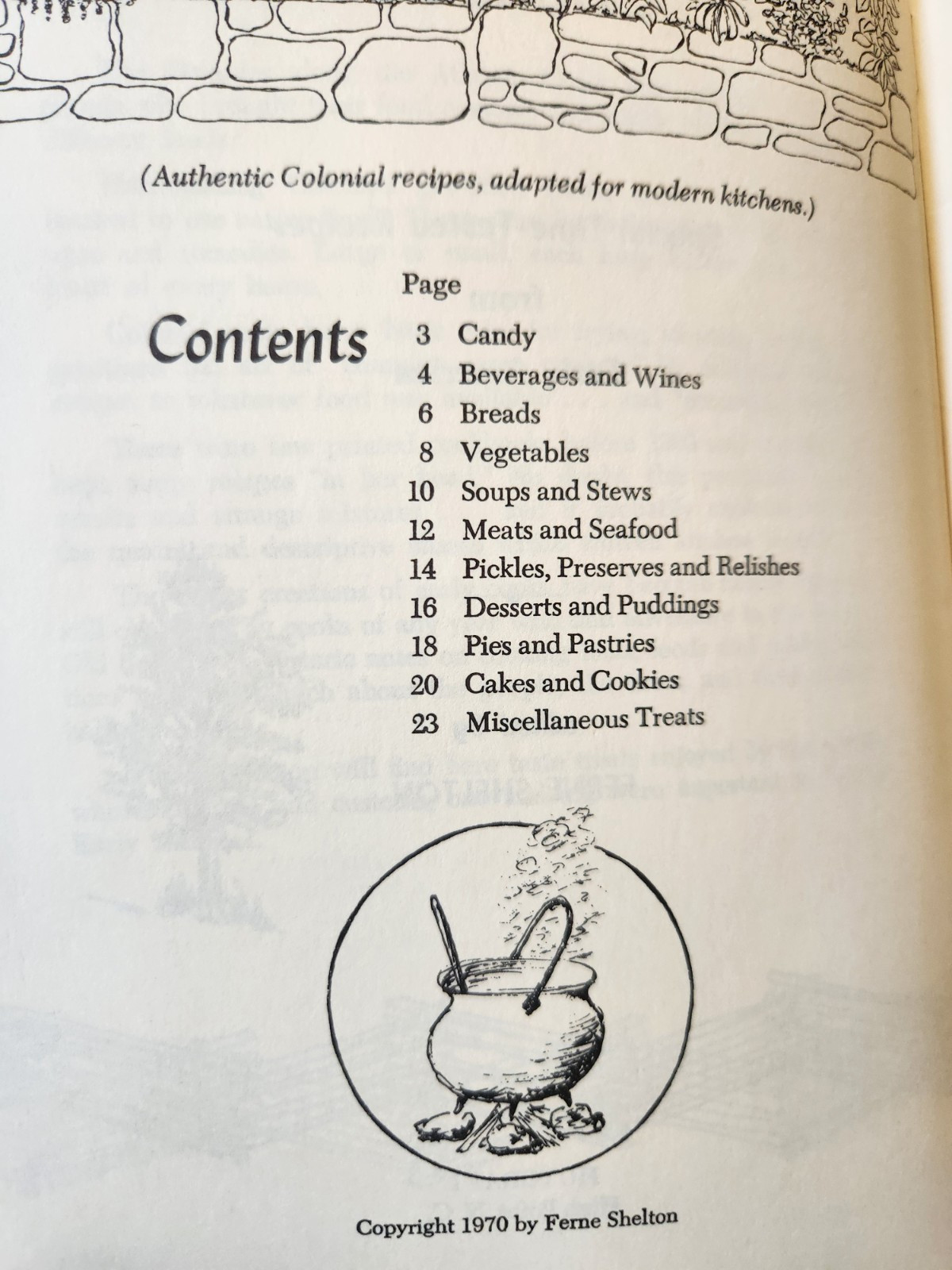 Colonial Kitchen Herbs + Colonial Treasure Cookbook Ferne Shelton Lot 2 History