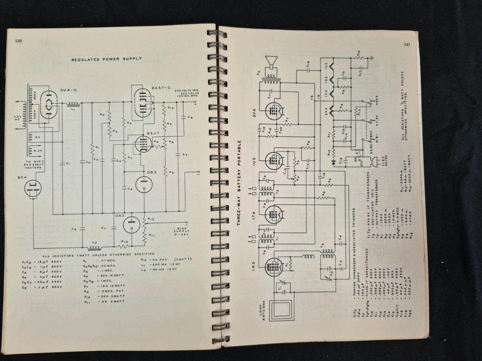 1950s GE Electronic Tubes Essential Characteristics General Electric Tube Manual